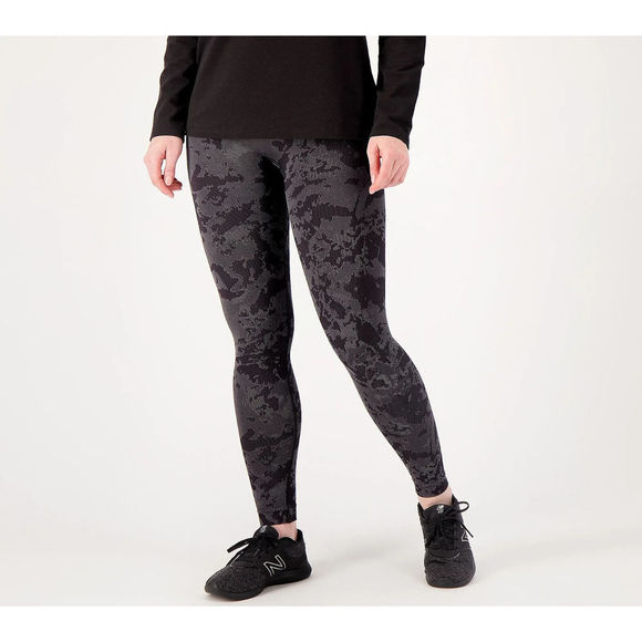 AnyBody Pants - AnyBody Jacquard Smoothing Legging Grey Marble, X-LARGE